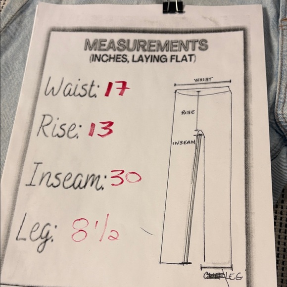 American Eagle Outfitters Light Blue wide led  Jeans - Picture 6 of 7